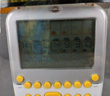 Radica Big Screen Solitaire Electronic Handheld Game 2008 Yellow White