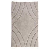 Knightsbridge Diamond 220 GSF Non Skid Back Bath Rug 17 x 24 – Ivory