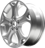 Partsynergy Replacement For New Replica Aluminum Alloy Wheel Rim 17 Inch Fits 2018-2010 Mazda 5 5 Lug 114.3mm 5 Spokes